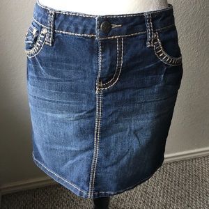 Earl Jean blue jean skirt